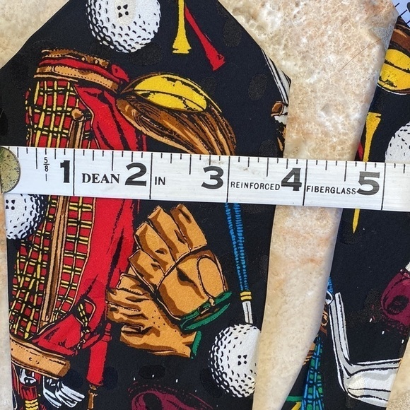 3 Addiction Silk Ties Men’s Novelty print Golf parrot fish Event Fun costume - Picture 5 of 8